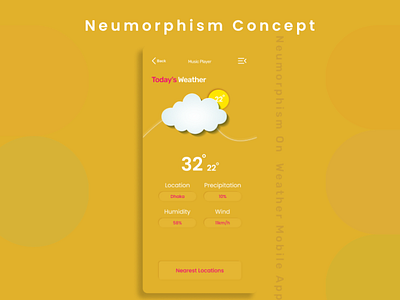 Neumorphism Concept (UI) branding feature illustration neumorphism new tanaaz trend ui ux
