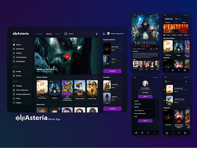 Asteria MovieApp & Web