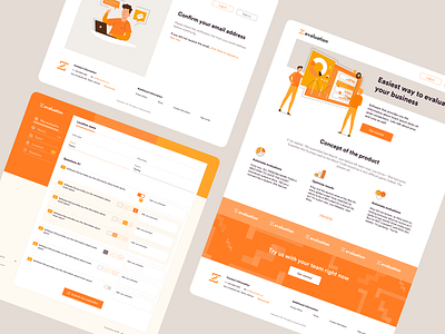 Evaluate Your Services – Software / Web branding design illustration ui web