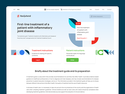 Treatment instructions – Web branding design minimal ui ux web