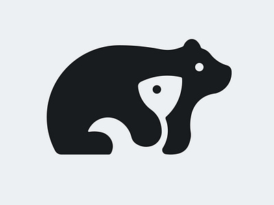 Bear & Fish Logo