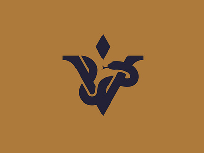 V Snake Logo