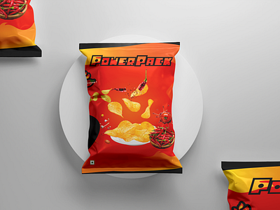 PowerPack ( snacks package design mock-up )