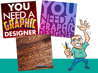 GRAPHIC DESIGN!!! affinity branding cartoon design illustration logo typography vector