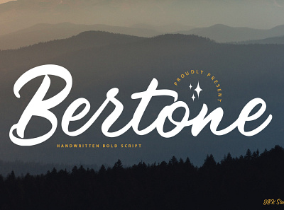 Bertone - Bold Script Typeface app branding design icon illustration logo typography ui ux vector