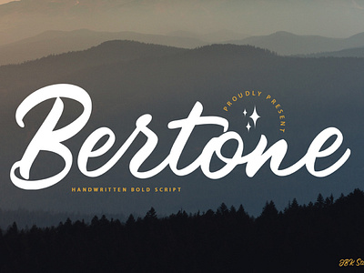 Bertone - Bold Script Typeface
