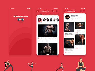 JK Fitness Club (Workout, Social media, Gym)