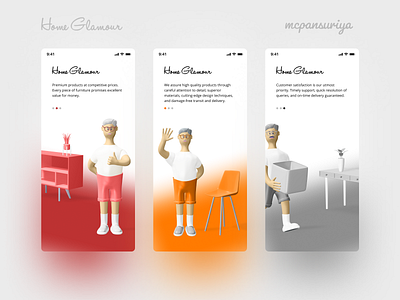 Home Glamour : Mobile App 3d android app design app designer branding illustration illustrations illustrator ios ios app ios app design isometric isometric design isometric illustration mobile ui uidesign uidesigner uiux userinterface uxdesigner vector