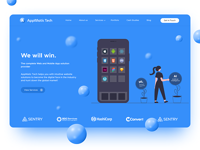 AppMatic Tech Website Redesign