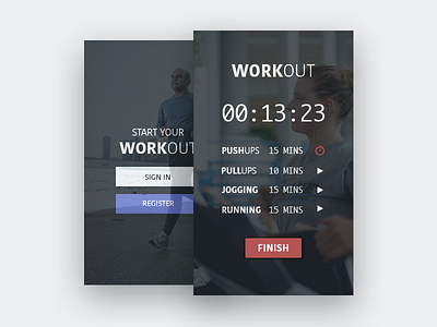 Workout Application Concept