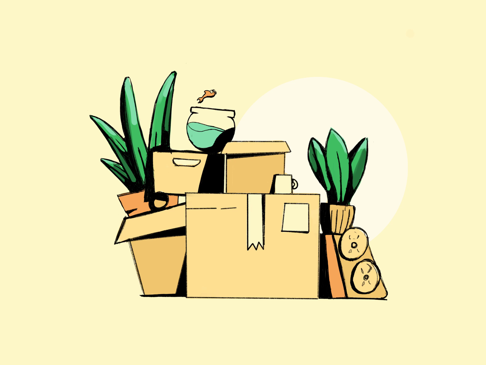 Moving Day by Daan Snels on Dribbble