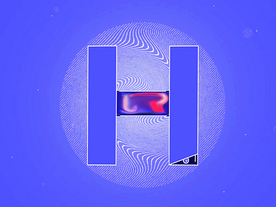 36 days of type - H 2d 36days 36daysoftype alphabet animation animation 2d block blue glass gradient hide hide and seek illustration letter line rotate rotation shine stamp texture