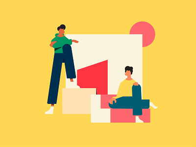 Cubics style explorations by Daan Snels on Dribbble