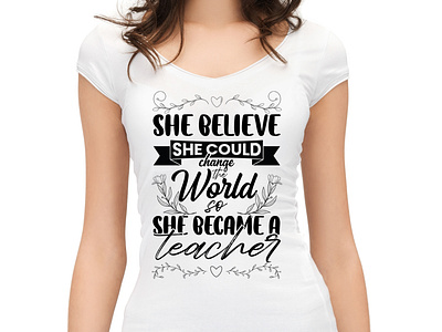 Teacher T-shirt design