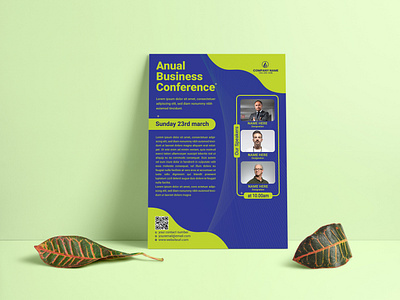 Annual Business Conference Flyer Design
