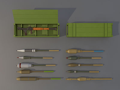 Low Poly RPG-7