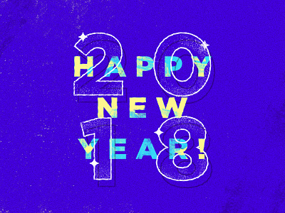 Happy New Year! 2018 new type year