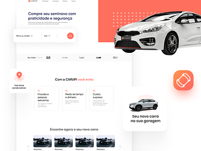 Car landing page