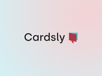 Logo Cardsly branding card cards cardsly clean design e commerce illustration logo mintjar postcard
