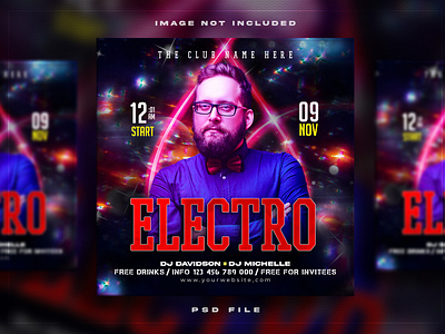 Electro night party