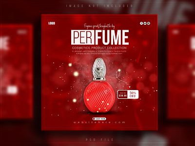 Perfume social media Instagram post banner design animation beauty instagram beauty post beauty social media branding business social media collection cosmetics fishing graphic design instagram post logo motion graphics natural products nature post perfume social media social media kit social media template ui