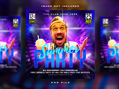 party poster template free