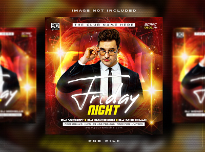 Night club party flyer social media post animation branding club event collection cosmetics design fashion fishing friday graphic design motion graphics music party social media kit