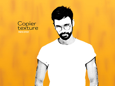 Copier texture PSD photo effect