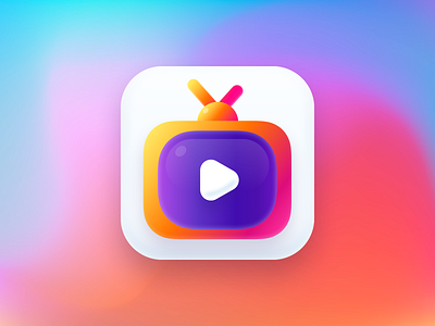TV Icon app icon icon design