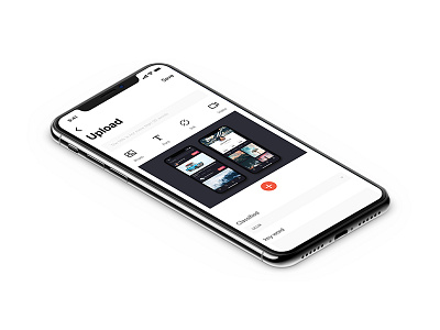 Upload community iphone x，ui，ux mobile terminal upload