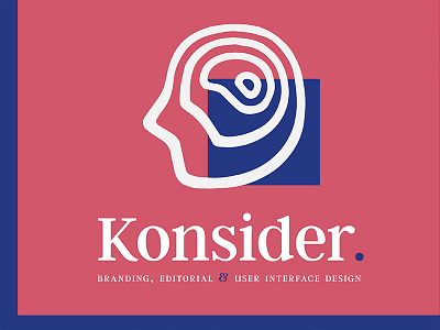 Konsider. branding identity logo