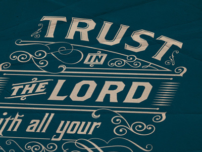 Trust In The Lord apparel design trust tshirt typo typography