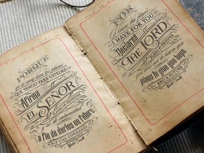 For I Know The Plans antique book design old type typografia typography verses