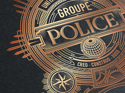 Groupe Police branding logo logo design marketing police protect support