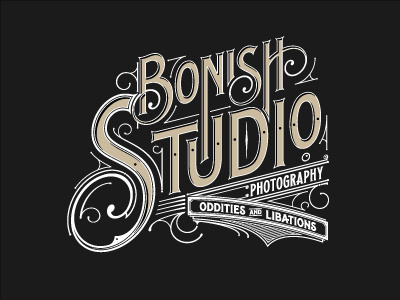 Bonish Studio florida logo logo design photography retro typografia typography usa vintage