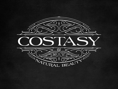Costasy Logo beauty biernat costasy costasypl design logo logodesign natural typografia typography