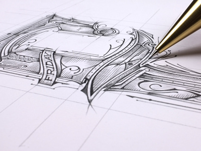 F - Friday | Sketch concept drawing lettering pencil rysunek sketch szkic typografia typography