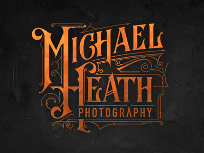 Michael Heath Photography australia lettering logo