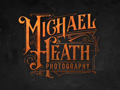 Michael Heath Photography lettering australia logo