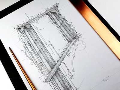 P | Lettering - Forever Prima forever prima lettering art pencil primal sketch typography