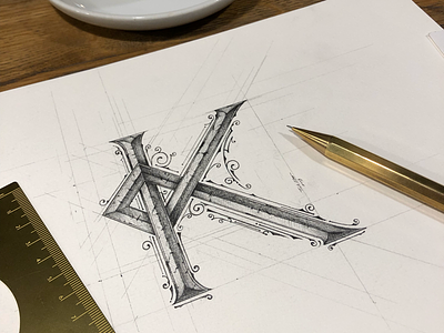 K | Sketch✏️ details handlettering lettering ołówek pencil sketch