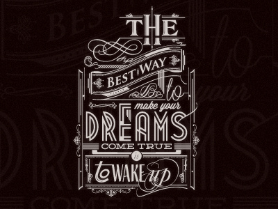Dreams design logo typography