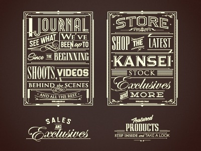 Journal journal sales store typography