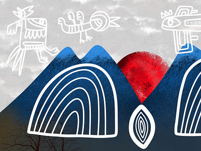 Girl mountain branding design graphic design icon illustration logo motion graphics ui ux vector