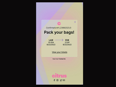 Daily UI 054 - Confirmation