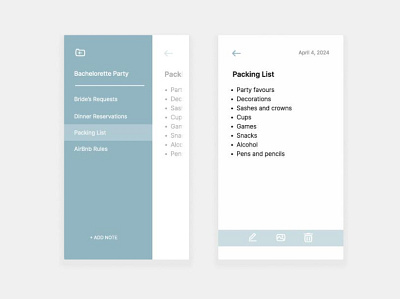 Daily UI 065 - Notes 064 dailyui dailyui064 design ui ux