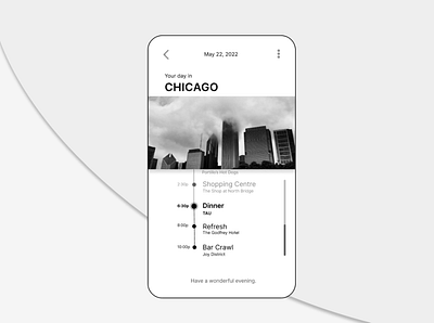 Daily UI 079 - Itinerary 079 dailyui design ux