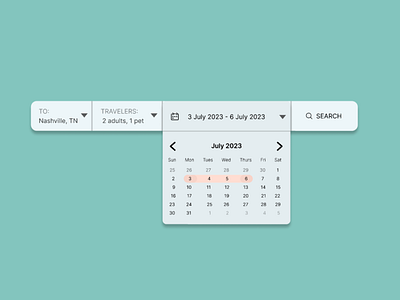 Daily UI 080 - Date Picker