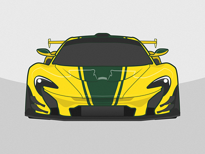 McLaren P1 GTR auto car gtr illustration mclaren p1 vehicle