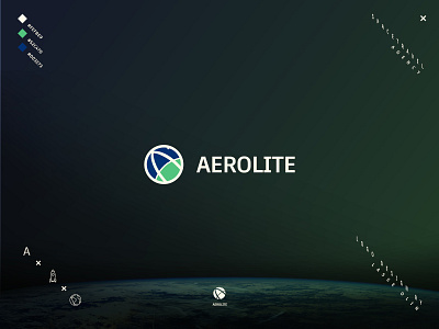 AEROLITE branding design logo typography vector